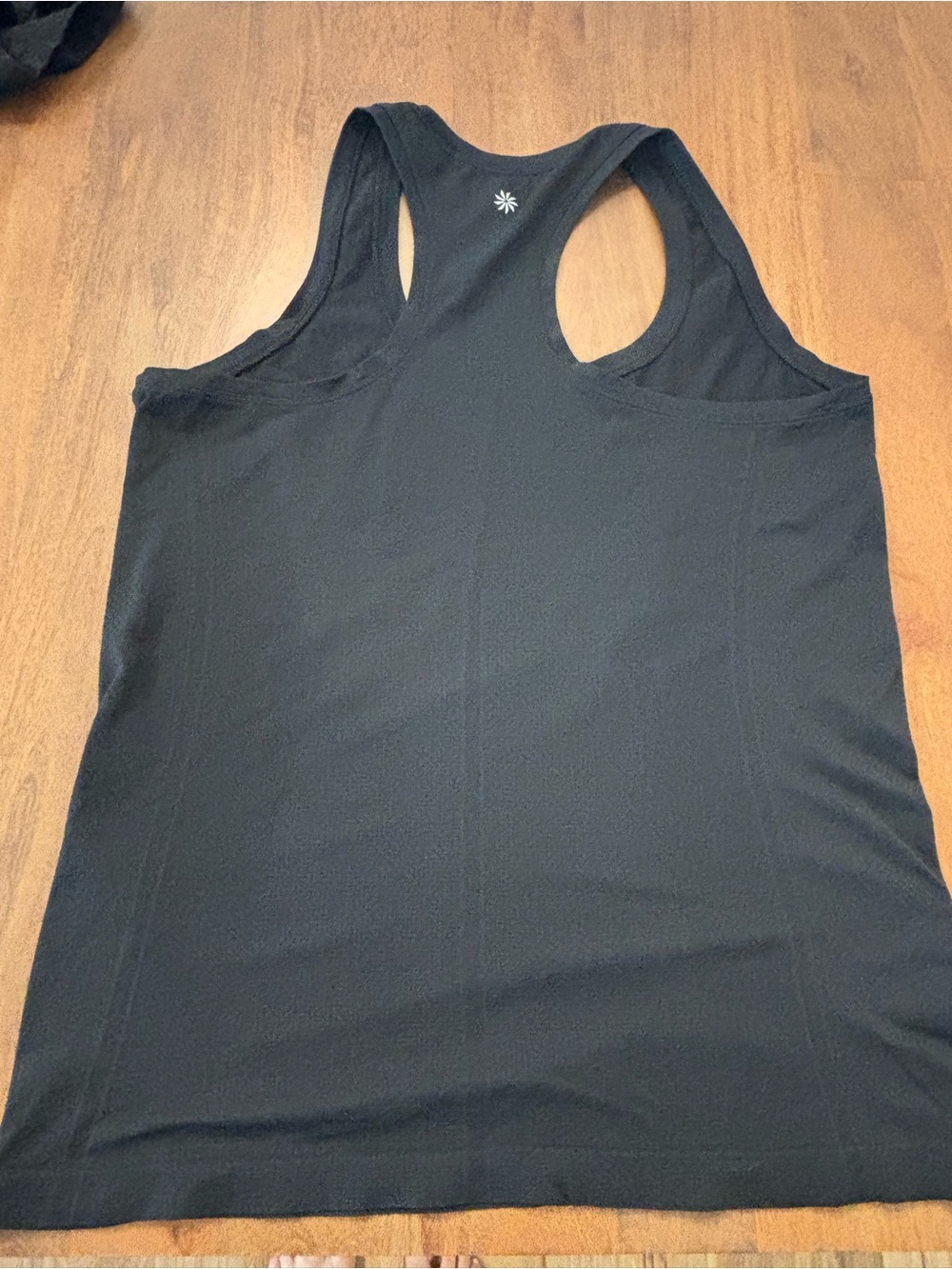 Athleta Black Racerback Performance Tank Top - Large - Picture 4 of 4